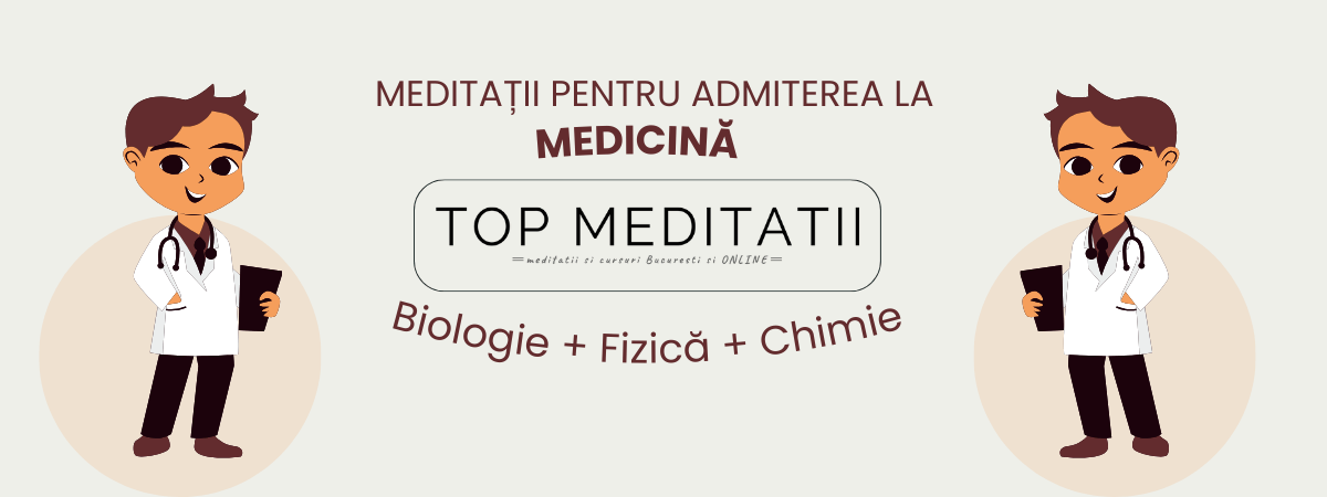 Oferta Specială de Meditații pentru Admiterea la Medicină